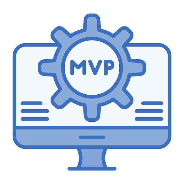 Vector mvp icon vector image can be used for computer programming