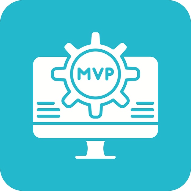 Vector mvp icon vector image can be used for computer programming