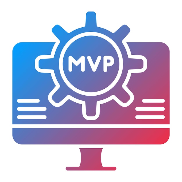 Vector mvp icon vector image can be used for computer programming