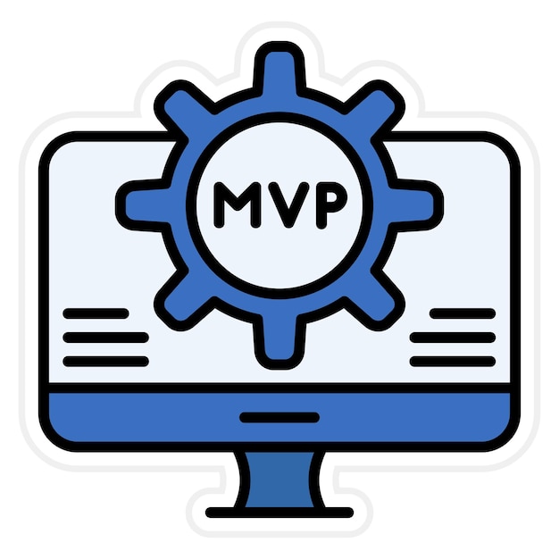 Vector mvp icon vector image can be used for computer programming