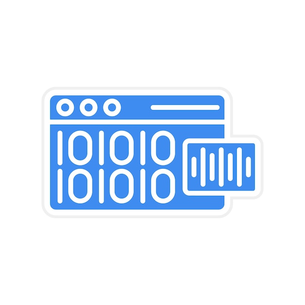 Vector natural language processing icon vector image can be used for big data