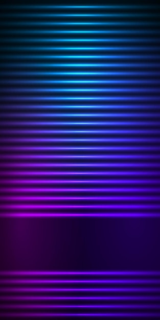 Vector neon light gradient effect background vertical banner