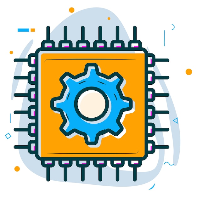 Vector neural processing unit ai chip concept fieldprogrammable gate array vector artificial general
