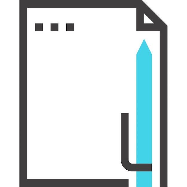 Vector new document icon