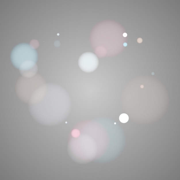 Vector new year blurred bokeh lights wallpaper design