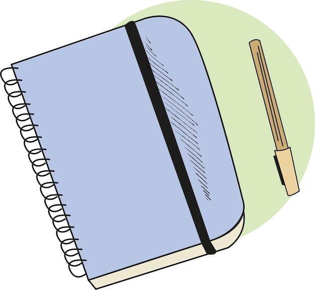 Vector notebook notepad sketch image vector image for stickers posts