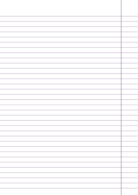 Vector notebook paper horizontal lines