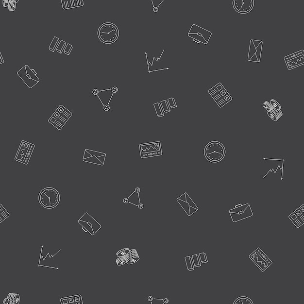 office business seamless pattern background