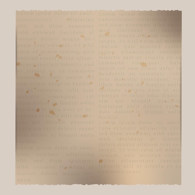 Vector old vintage paper