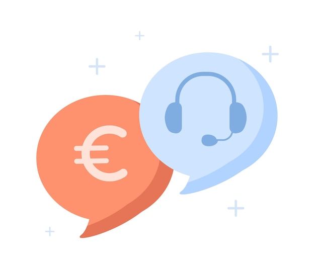 Vector online bank support vector illustration