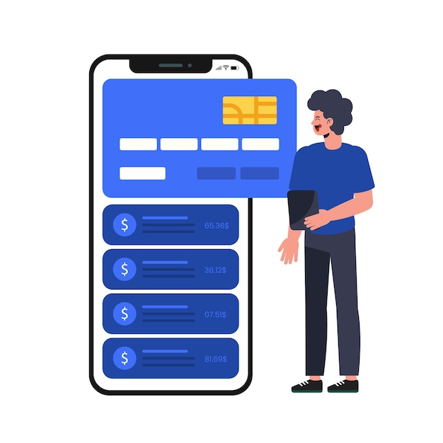 Vector online banking