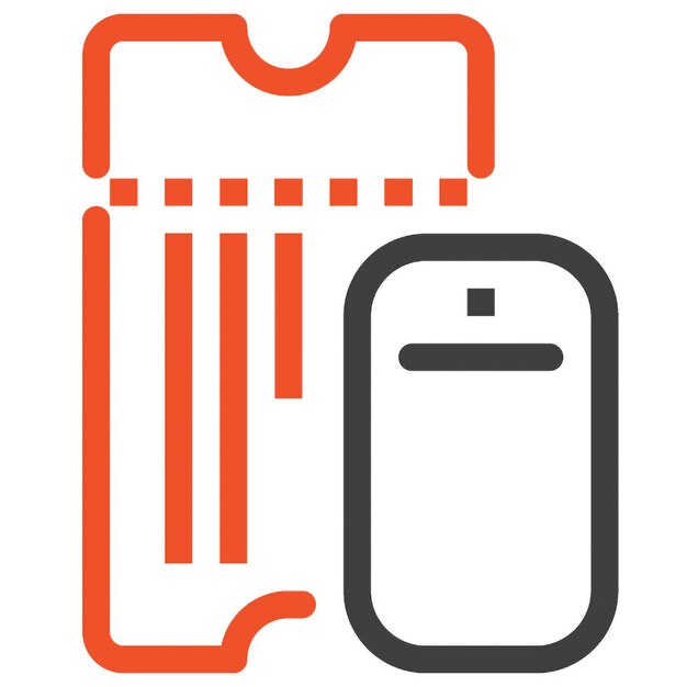 Vector online booking icon