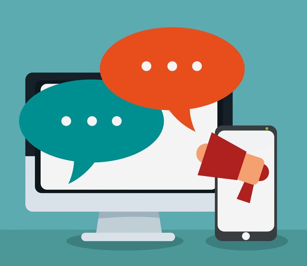 Vector online shopping ecommerce