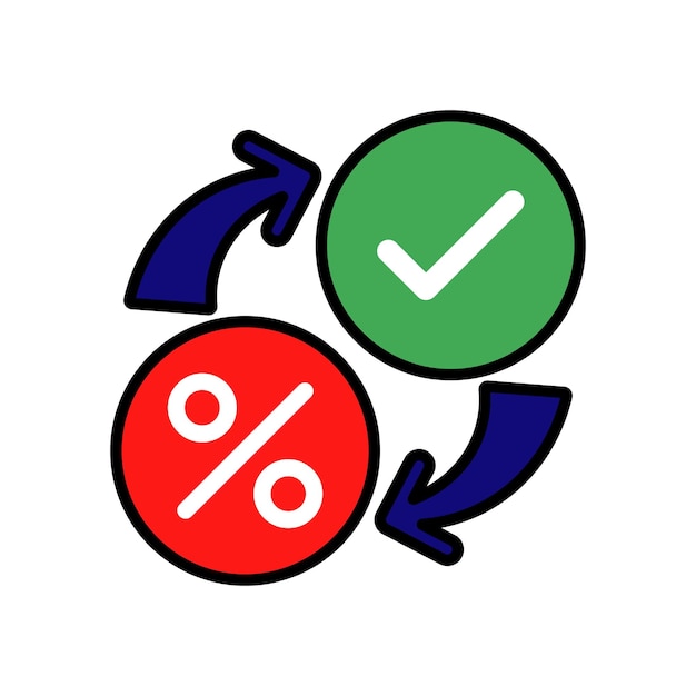 Vector online voucher sticker