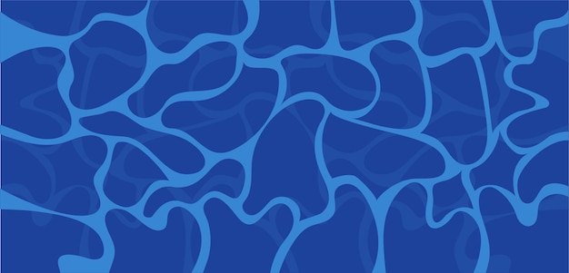 Vector organic abstract blue pattern