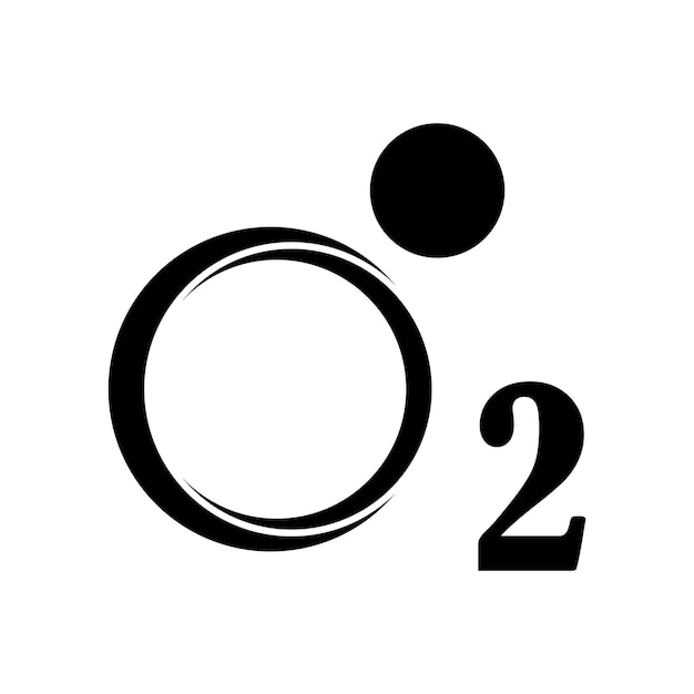 Vector oxygen icon