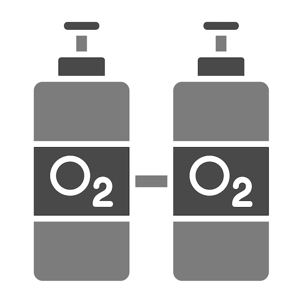 Vector oxygen icon