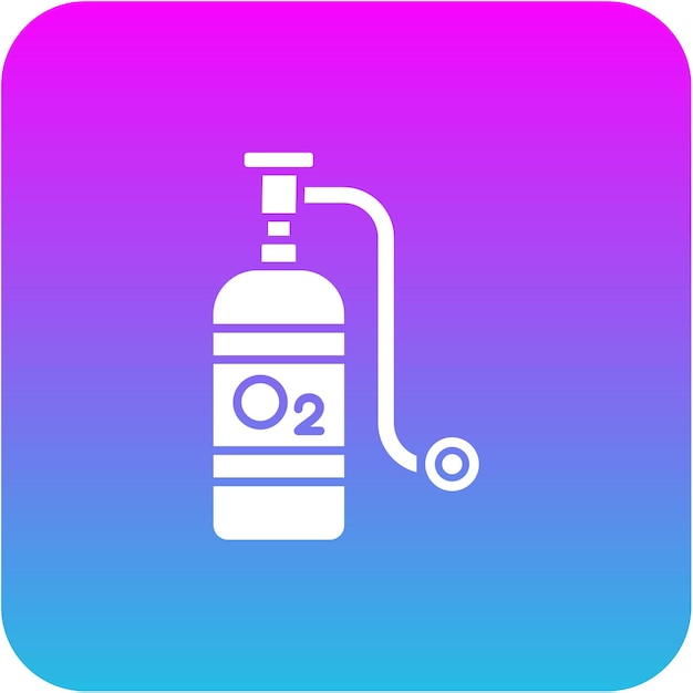 Vector oxygen icon