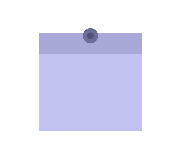 Vector paper sticker