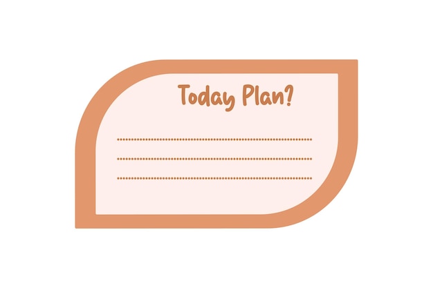 Vector paper sticky note sticker design