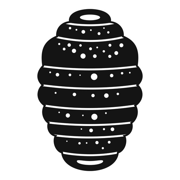 Vector parasite leech icon simple illustration of parasite leech vector icon for web design isolated on white background