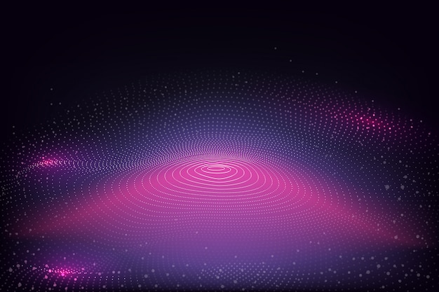 Vector particle wave background