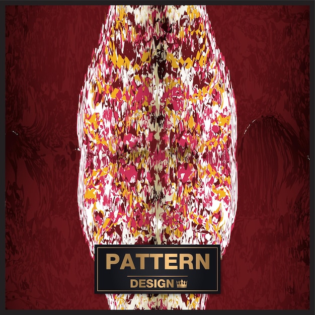 Vector pattern design for textile and background texture