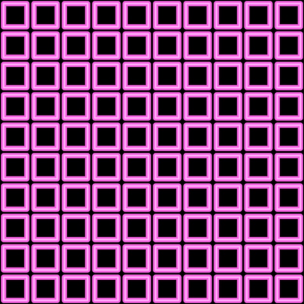 Vector pattern neon square