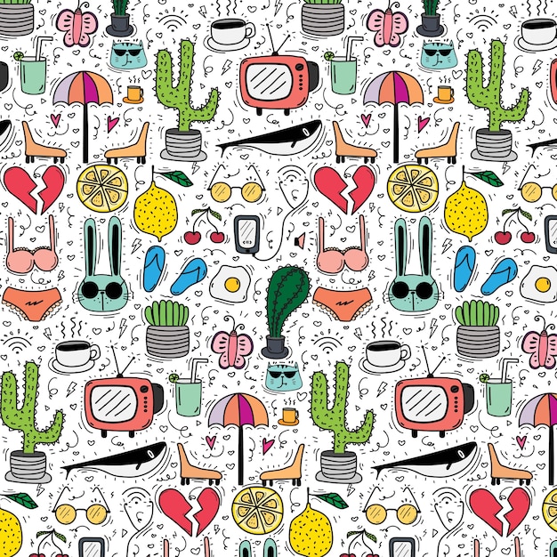 Vector pattern with lovely background.