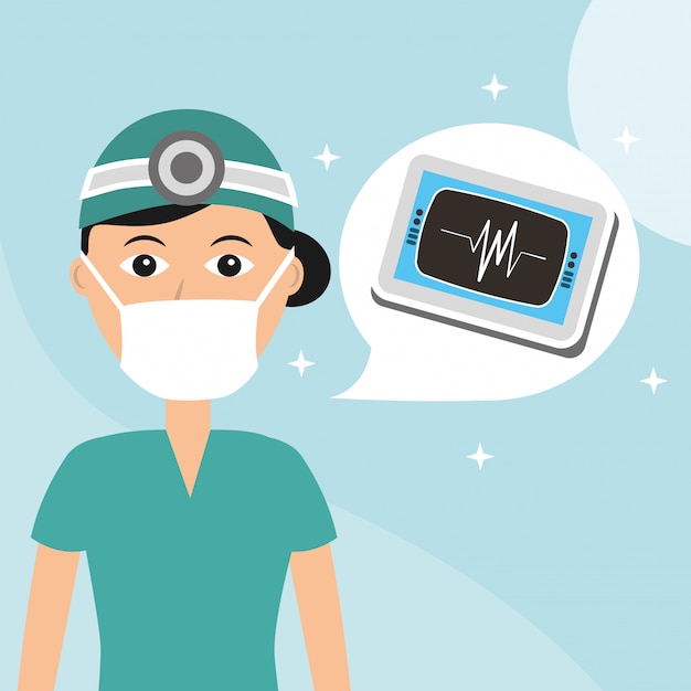 Vector people medical profession