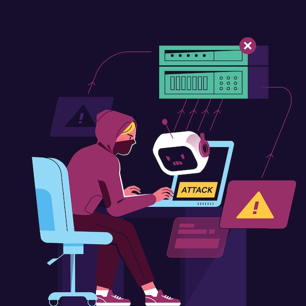 Vector phishing ddos attack