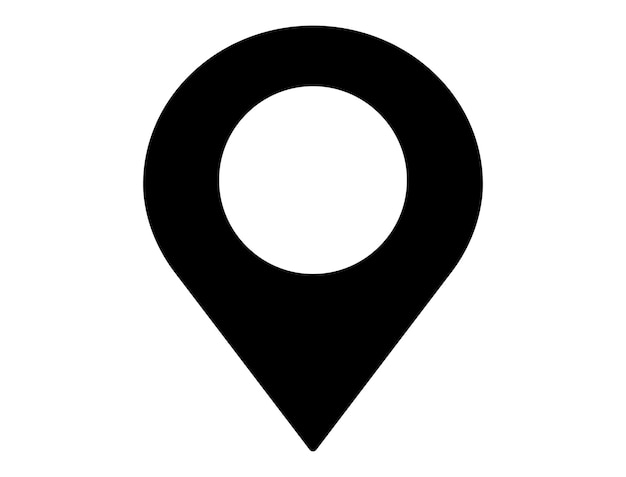 pin point map address location pointer symbol