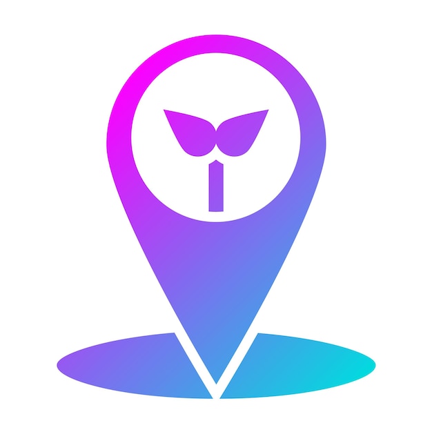 Vector pin vector icon design illustration