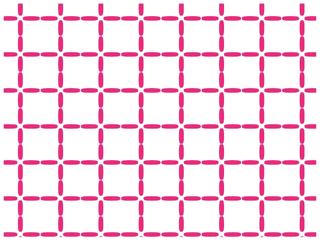 Vector a pink and white grid with a pink border