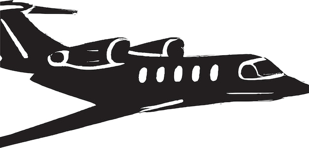 Vector plane and jet vector icons for your design toolkit