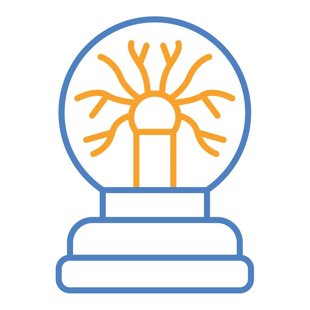 Vector plasma ball icon
