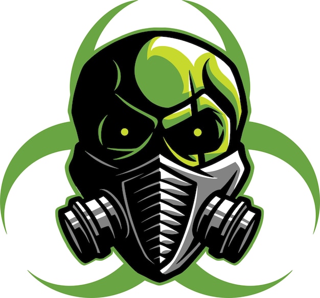 Vector poison mask vector logo