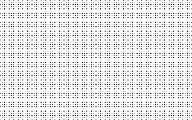 Vector polka grid dot seamless pattern black white repeatitive ornamental decorative graphic transparent