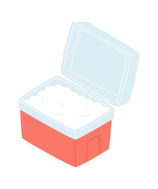 Vector portable refrigerator with ice
