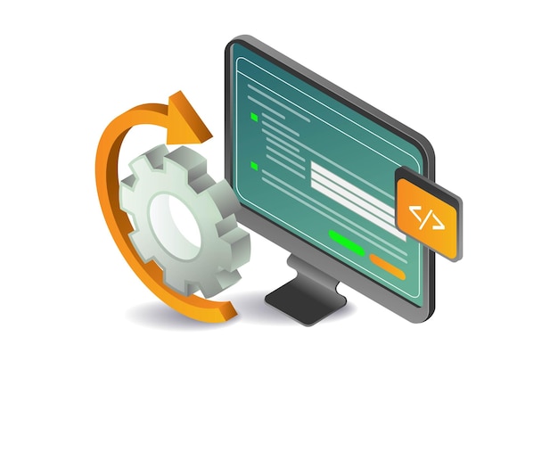 Vector process gear with computer technology