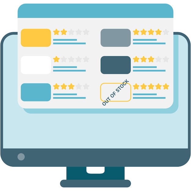 Vector product listing page