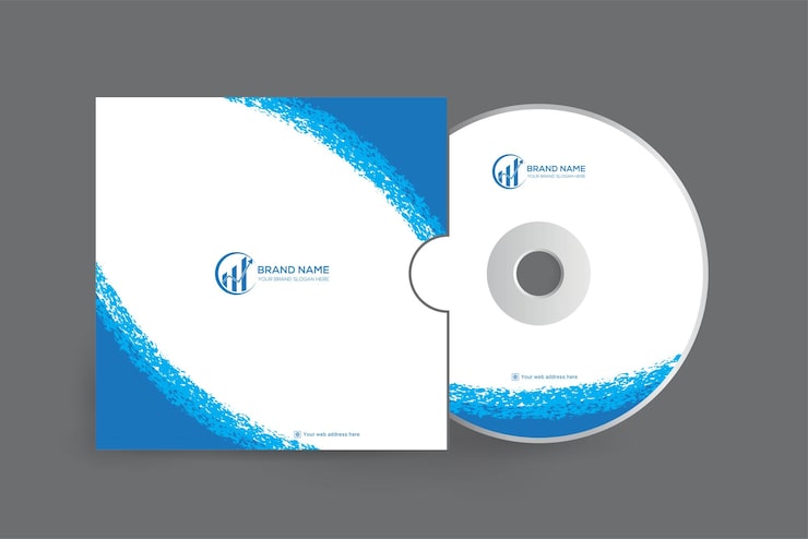 Vector professional creative cd cover and label design for your business