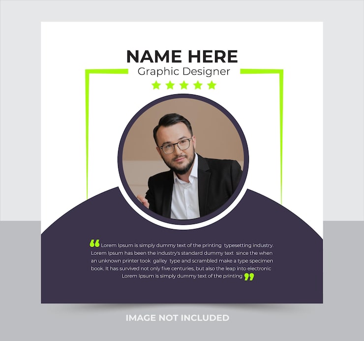 Vector professional email signature template design