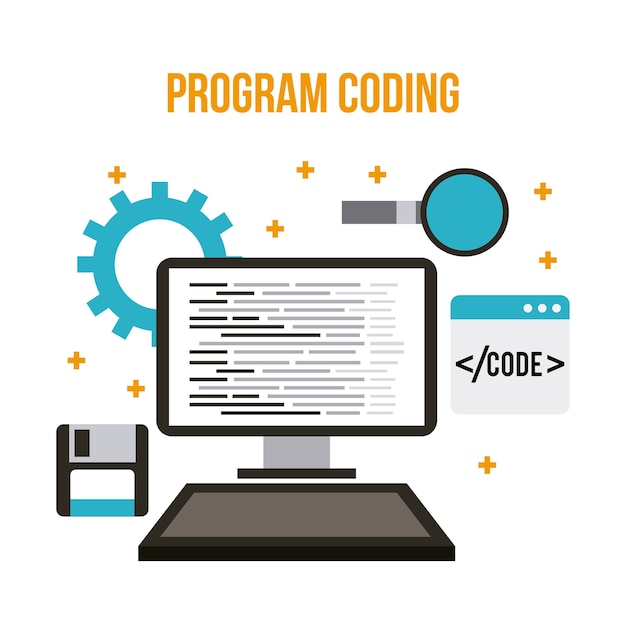 Vector program coding wed software development languages process