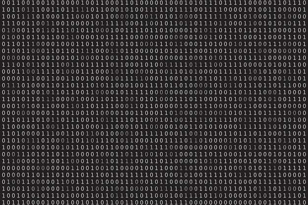 Vector program datum background programming binary coding matrix vector illustration