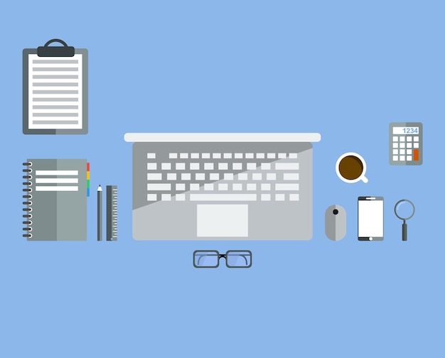 Vector programmer or coder workflow for website coding and html programming of web application flat design style