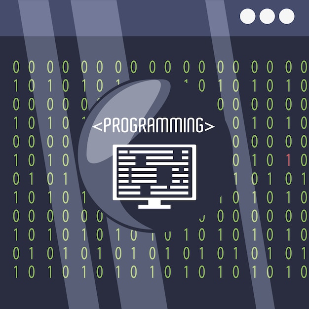 Vector programming and coding concept language 