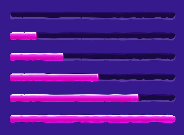 Vector progress loading bar download status upload speed icon system software update and upgrade concept