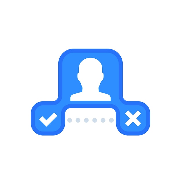 Vector pros and cons icon, vector