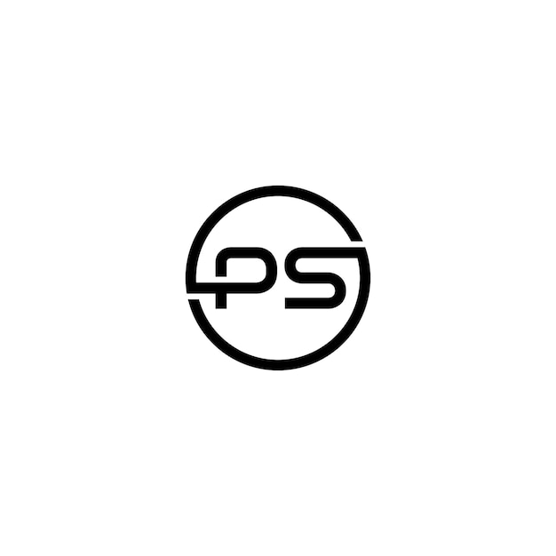 Vector ps logo vector